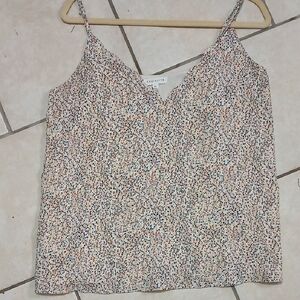 SOCIALITE Womens Size XL Satin Multicolor Speckled Camisole